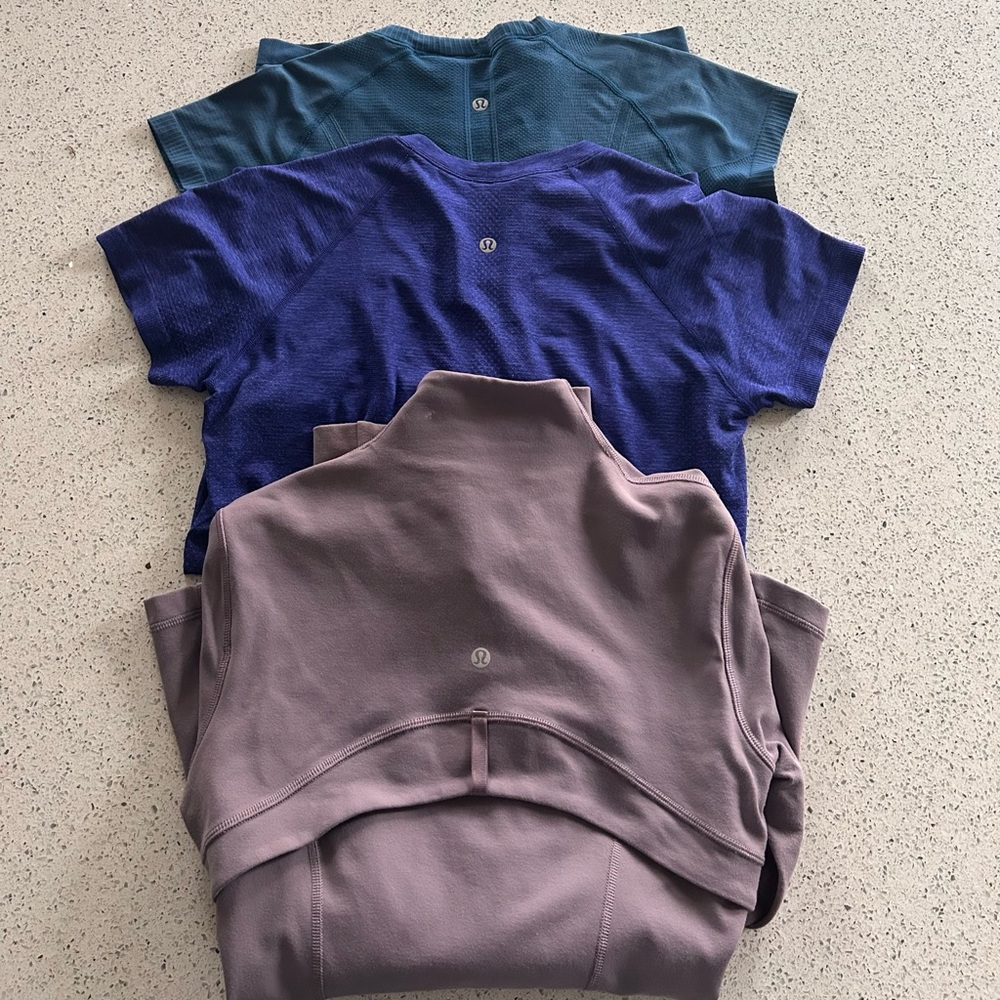 Lululemon Bundle size 8 - lululemon Define and 2 Swiftly short sleeve